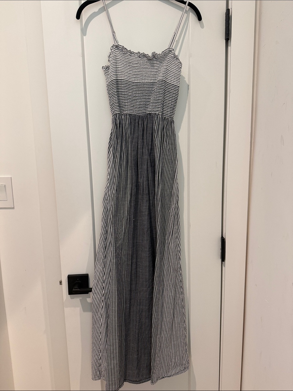 Michael Stars Black and White Striped Maxi Dress